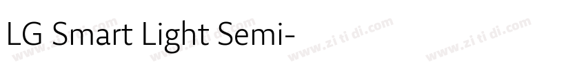 LG Smart Light Semi字体转换 LG Smart Light Semi字体转换